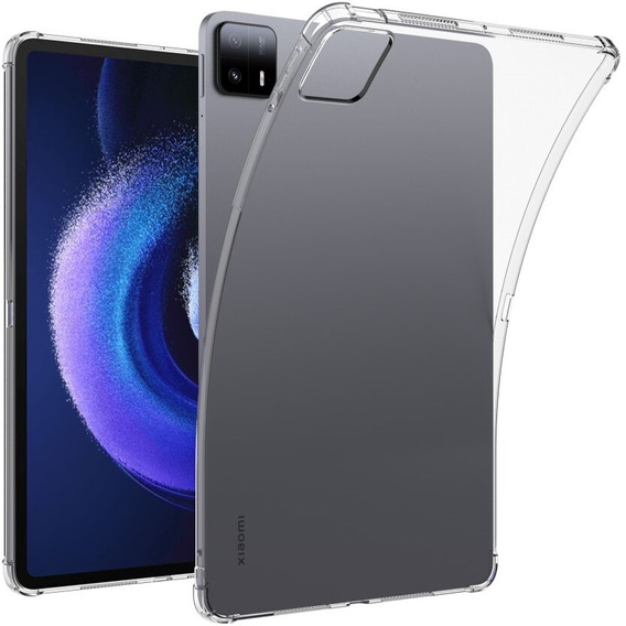 Puzdro pre Xiaomi Pad 6 Max, silikónové, priehľadné