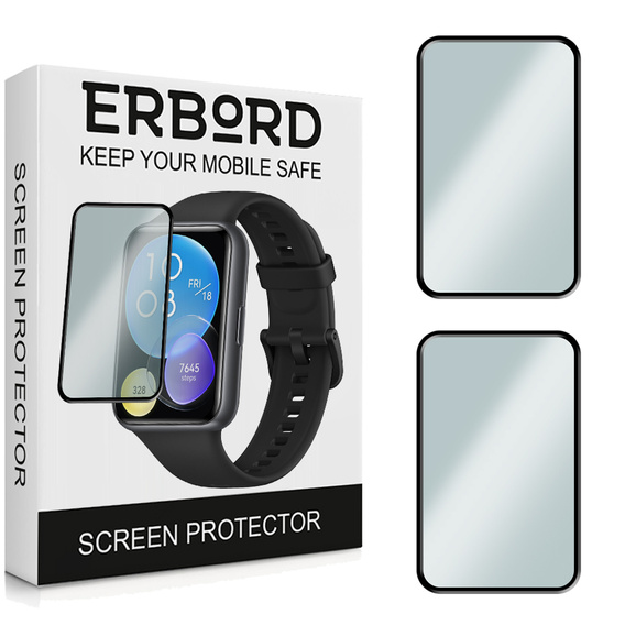 2x hybridné sklo ERBORD pre Huawei Watch Fit 2