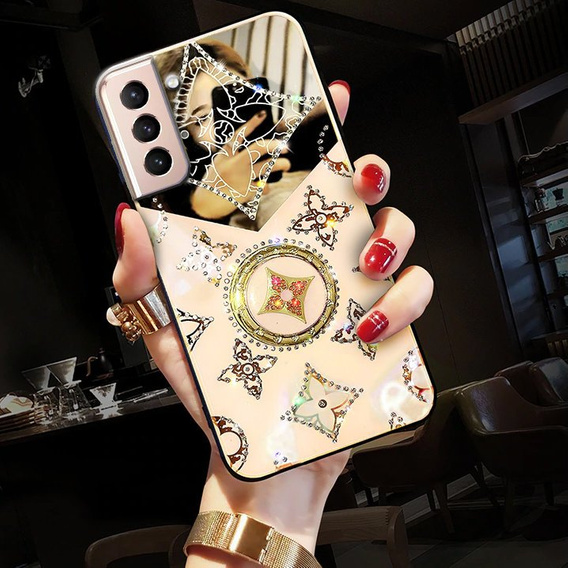 Fashion Obal na mobil pre Samsung Galaxy S21, ružové