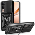 Obal na mobil pre Vivo V50 Lite 4G / 5G, CamShield Slide, čierne