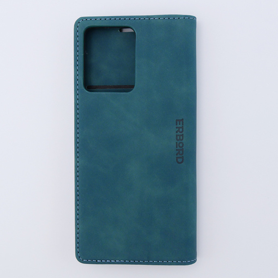 Puzdro pre Xiaomi Redmi Note 12 4G, ERBORD Vintage, peňaženka s chlopňou, modré