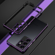 Puzdro LUPHIE pre Samsung Galaxy S25 Ultra, Armor Bumper, čierne