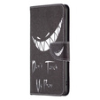 Klapkové puzdro pre Xiaomi Redmi Note 13 5G, Wallet, Don't Touch My Phone čierne