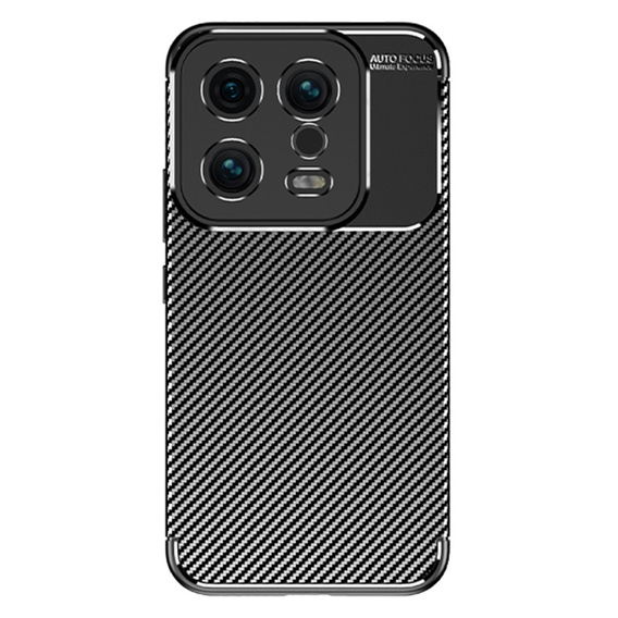 Obal na mobil pre Xiaomi 13, Carbon Gel, čierne