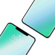 2x tvrdené sklo pre Huawei Mate 50 Pro, ERBORD 3D pre celý displej