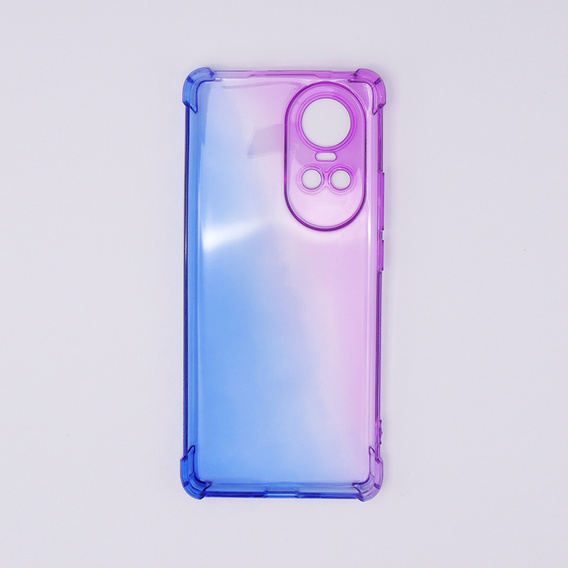Puzdro pre Oppo Reno 10 / 10 Pro, Gradient Dropproof, Fialová / modrá
