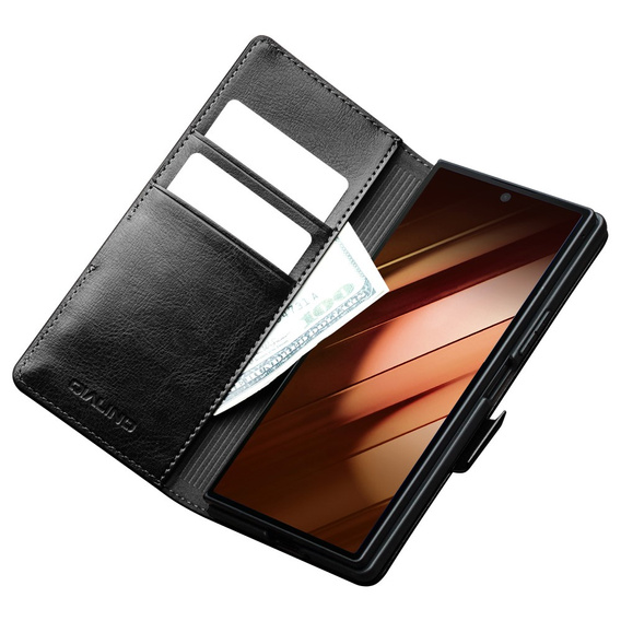 Kožené peňaženkové puzdro s funkciou stojana pre Samsung Galaxy Z Fold7