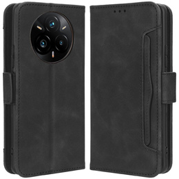 Klapkové puzdro pre Realme 14 Pro 5G, Card Slot, čierne