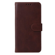 Klapkové puzdro pre Samsung Galaxy A54 5G, Leather Wallet, hnedé