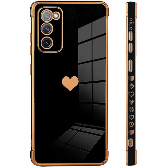 Obal na mobil pre Samsung Galaxy S20 FE, Electro heart, čierne