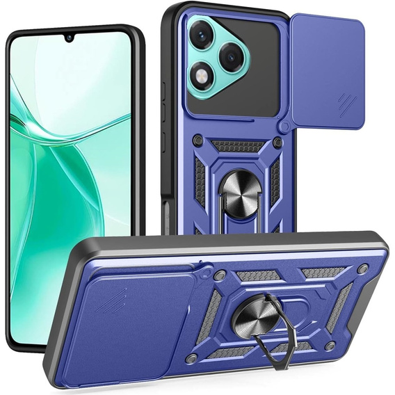 Obal na mobil pre Honor 400 Lite, CamShield Slide, modré