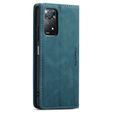 CASEME puzdro pre Xiaomi Redmi Note 11 Pro 4G/5G, Leather Wallet Case, zelený