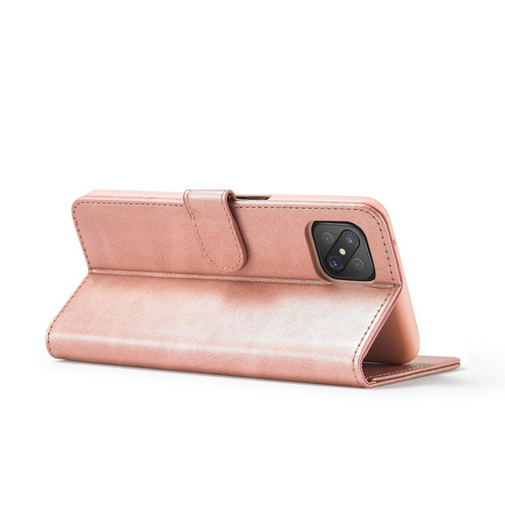 Klapkové puzdro pre Oppo Reno 4 Z 5G, LC.IMEEKE, ružové rose gold