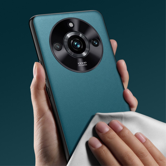 Kožené puzdro pre Realme 11 Pro 5G / Pro+ 5G, leather hybrid, zelený