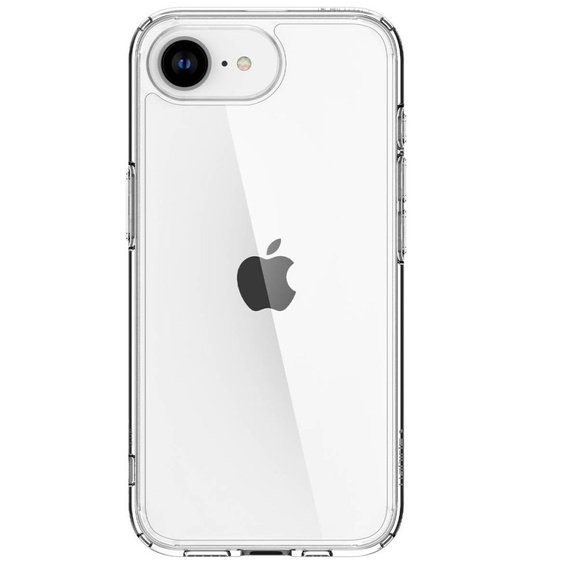 Puzdro Spigen pre iPhone 16E, Ultra Hybrid, priehľadné + tvrdené sklo 9H