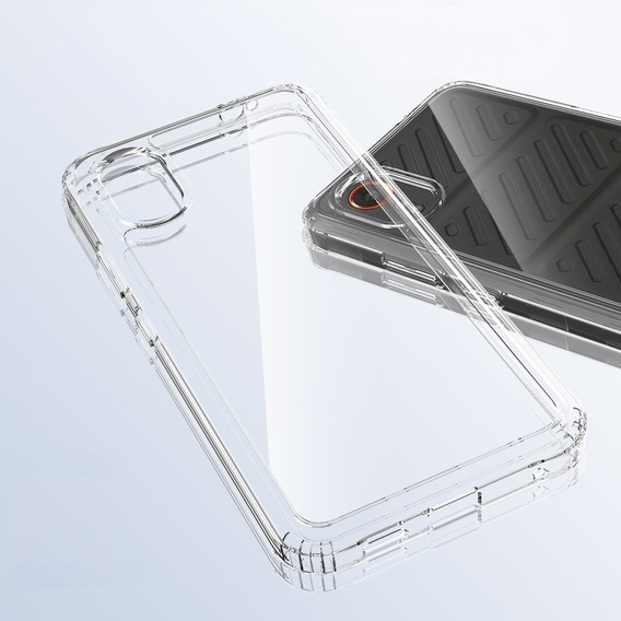 Obal na mobil pre Samsung Galaxy Xcover 7, Fusion Hybrid, priehľadné