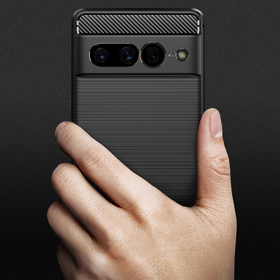 Obal na mobil pre Google Pixel 7 Pro, Carbon, čierne