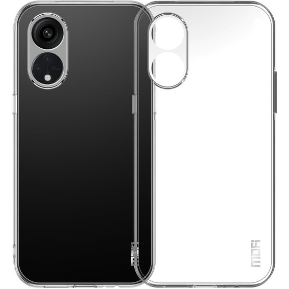 Puzdro MOFI pre Oppo Reno8 T 4G, tenké, priehľadné