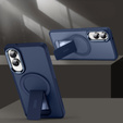 Puzdro pre Samsung Galaxy S25 Edge, Kickstand Matt Case, pre MagSafe, modré