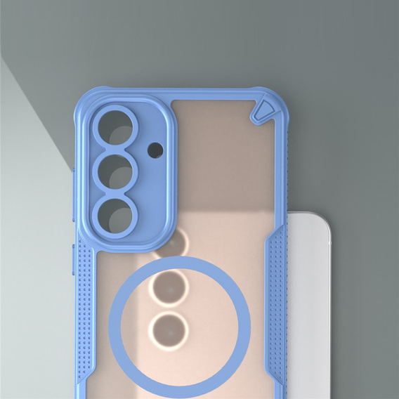 Pancierované puzdro pre Samsung Galaxy S25 FE, pre MagSafe, matné čierne