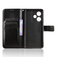 Klapkové puzdro pre Realme GT 7 / 7T, Crazy Horse Wallet, čierne