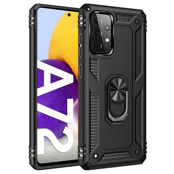 Pancierované obal na mobil pre Samsung Galaxy A72 5G, Nox Case Ring, modré