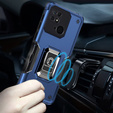 Obal na mobil pre Xiaomi Redmi 10C, Dual-Layer Armor, tmavomodré