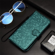 Flipové puzdro pre Realme C71, Wallet Rhombus, zelený