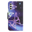 Klapkové puzdro pre Samsung Galaxy M15 5G, Wallet, Sparkling Butterflies
