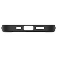 Puzdro MagSafe Spigen pre iPhone 16E, Ultra Hybrid, transparentné / čierne + tvrdené sklo 9H