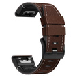 Kožený remienok Quickfit pre Garmin Fenix 5/6/6 PRO/7 Forerunner 965/955/945