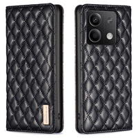 Klapkové puzdro pre Xiaomi Redmi Note 13 5G, Wallet, BINFEN COLOR, čierne