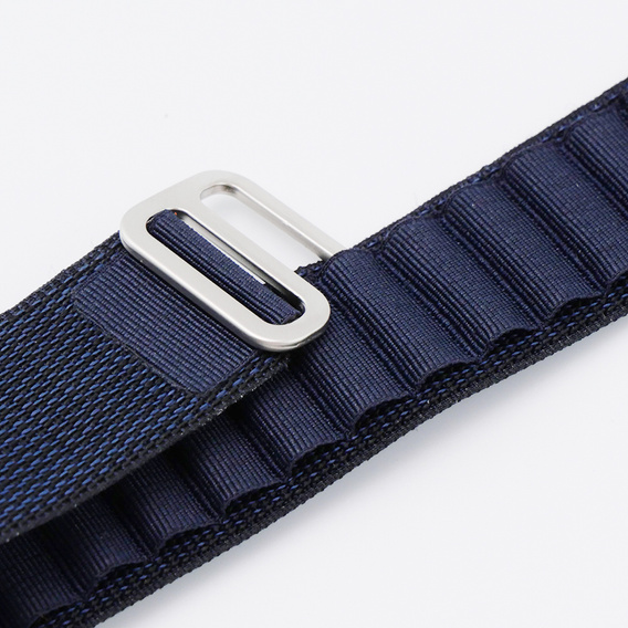 Nylonový remienok pre Apple Watch 1/2/3/4/5/6/7/8/SE/ULTRA 42/44/45/49 mm, námornícky modrý
