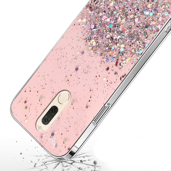 Obal na mobil pre Huawei Mate 10 Lite, Glittery, ružové