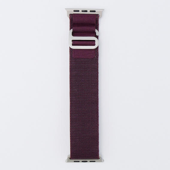 Nylonový remienok pre Apple Watch 1/2/3/4/5/6/7/8/SE/ULTRA 42/44/45/49 mm, bordový