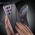 Puzdro pre Samsung Galaxy S21 Ultra, Magnetic Dual Glass, fialové