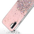 Obal na mobil pre Samsung Galaxy Note 10 Plus, Glittery, ružové