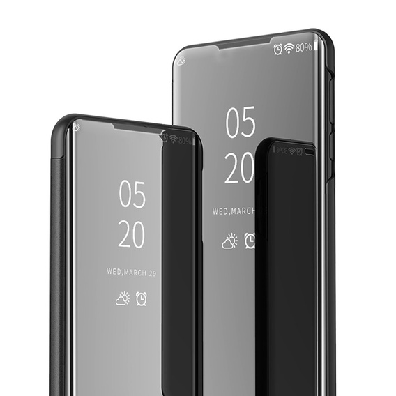 Obal na mobil pre Xiaomi Mi 10 Lite, Clear View, čierne