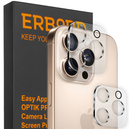 Tvrdené sklo na fotoaparát pre iPhone 16 Pro / 16 Pro Max, priehľadné