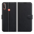 Klapkové puzdro pre Motorola Moto E7 Power / E7i Power, Wallet Litchi Texture, čierne