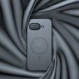 Puzdro pre Google Pixel 9A, pre MagSafe, ERBORD Matt Case, čierny
