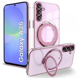 Magnetické puzdro pre Samsung Galaxy A36 5G, pre MagSafe, ružové