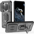 Puzdro pre Honor Magic 7 Lite, KickStand Camera Lens, čierne