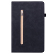 Obal na mobil pre Samsung Galaxy Tab S6 Lite, Wallet Pen Slot, čierne