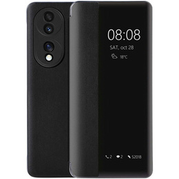 Flipové puzdro pre Honor 70 5G, Side View, čierne