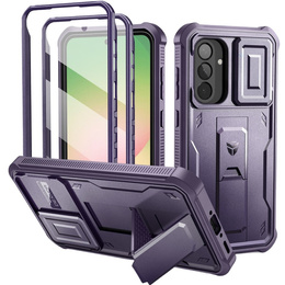 Obrnené puzdro pre Samsung Galaxy A56 5G, Dexnor Full Body (Two Frames), fialové