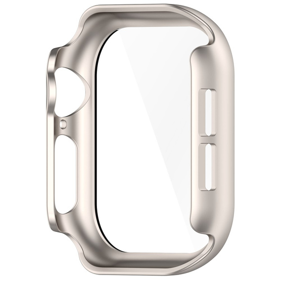 2w1 Etui + Szkło Hartowane do Apple Watch 7/8 41MM, Czarne