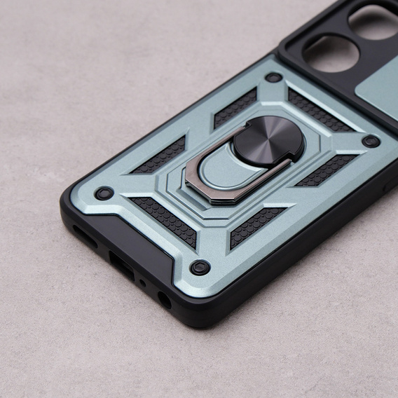 Obal na mobil pre Oppo A98 5G, CamShield Slide, zelené