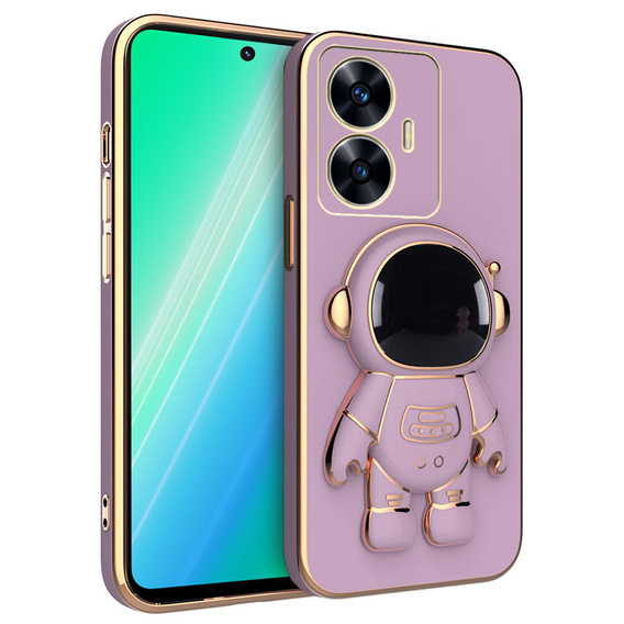 Obal na mobil pre Realme C55, Astronaut, fialové