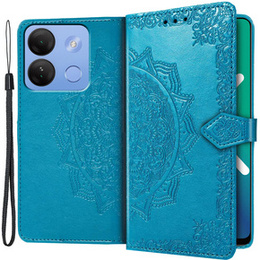 Klapkové puzdro pre Infinix Smart 7 HD 4G, Mandala, modré